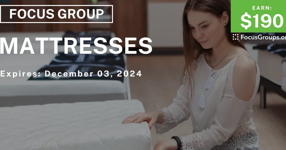 Focus Group in Chicago on Mattresses