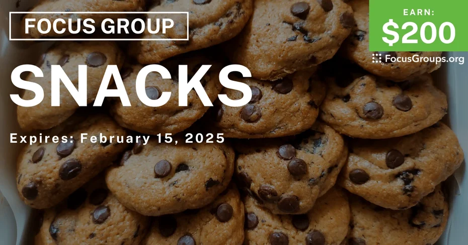 Focus Group for Parents in Charlotte on Snacks