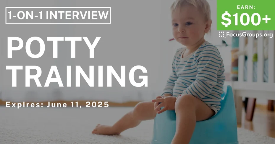 Research Study for Moms on Potty Training