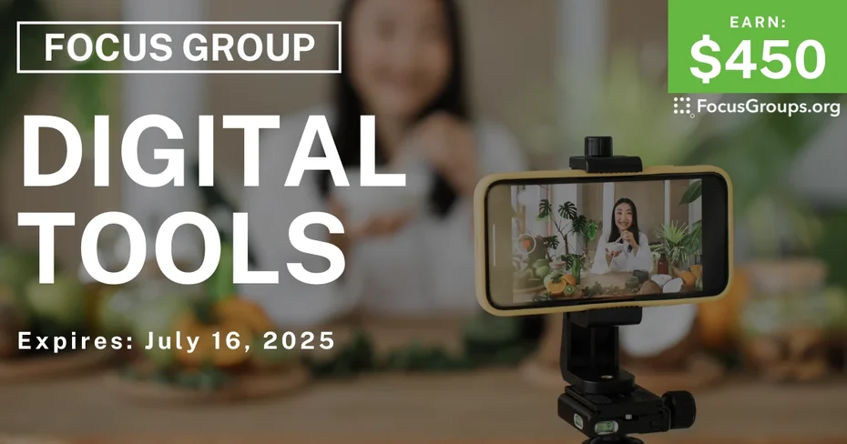 Focus Group for Content Creators in LA on Digital Tools