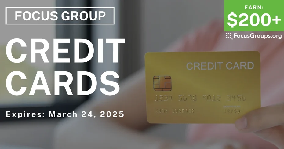 Focus Group on Credit Cards