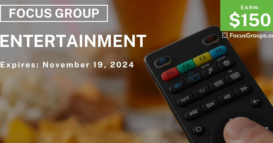 Focus Group on Entertainment