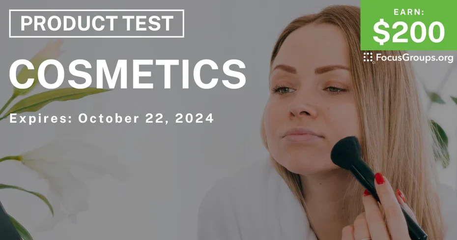 Product Test for Women on Cosmetics