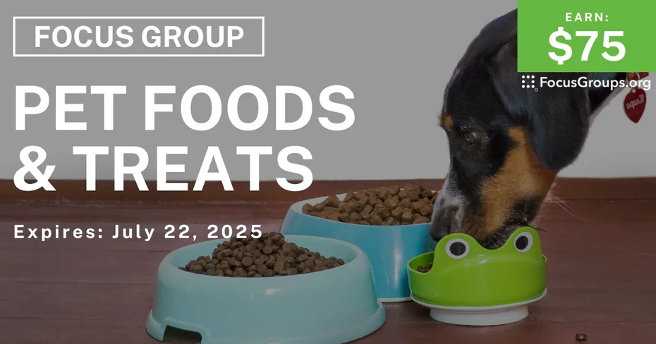 Focus Group in Nashville on Pet Foods & Treats