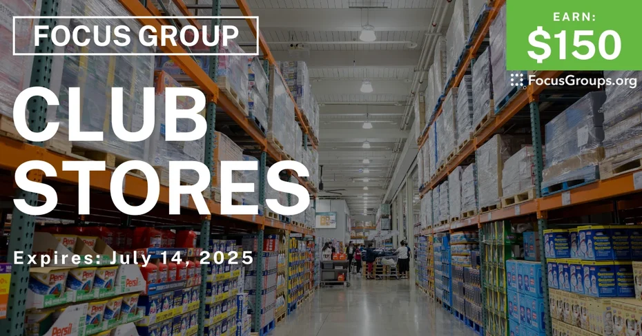Focus Group in Phoenix on Club Stores