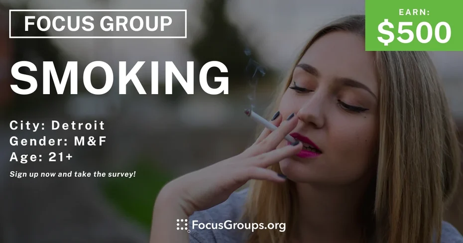 Focus Group in Detroit on Smoking