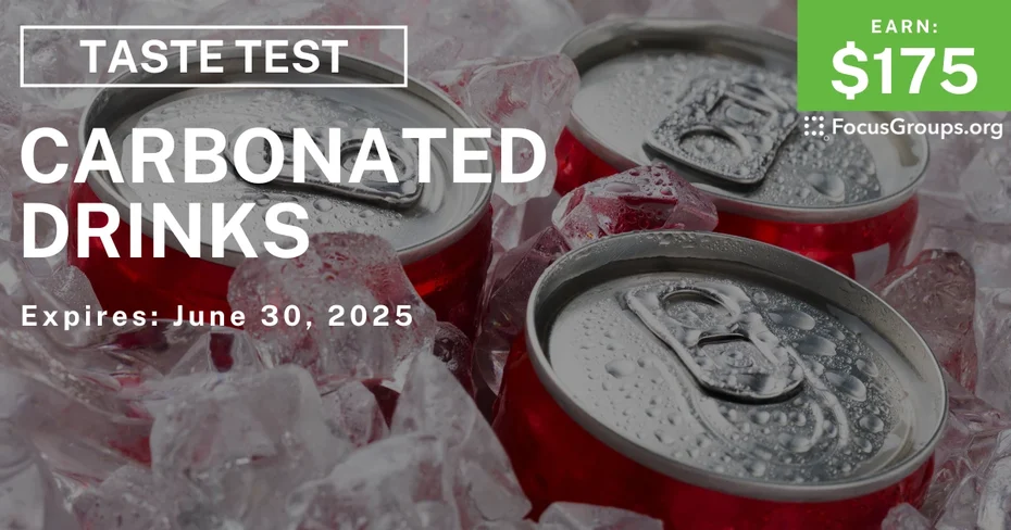 Taste Test in NYC on Carbonated Drinks