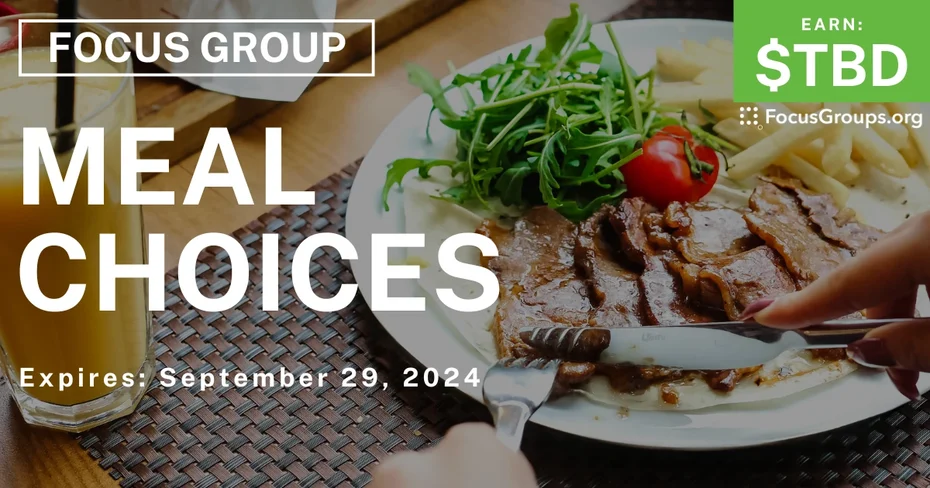 Focus Group on Meal Choices