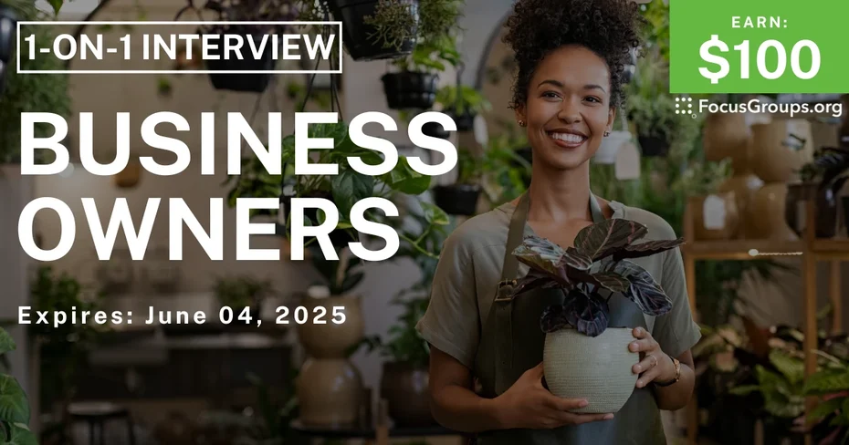 Research Study for Business Owners
