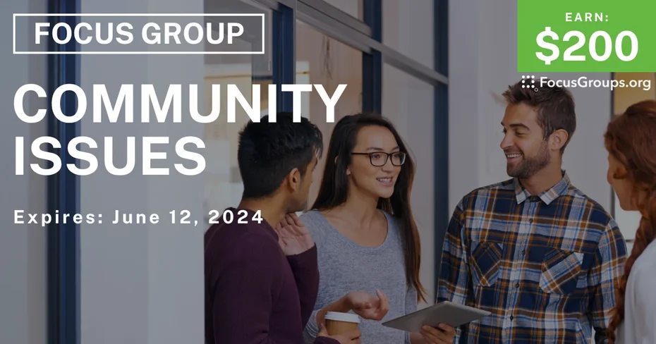 Focus Group in Philadelphia on Community Issues