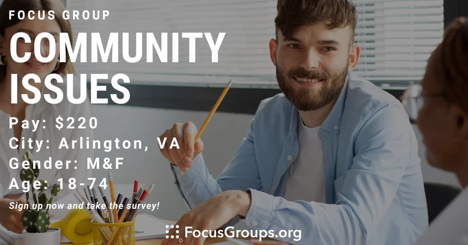 Focus Group on Community Issues in Arlington