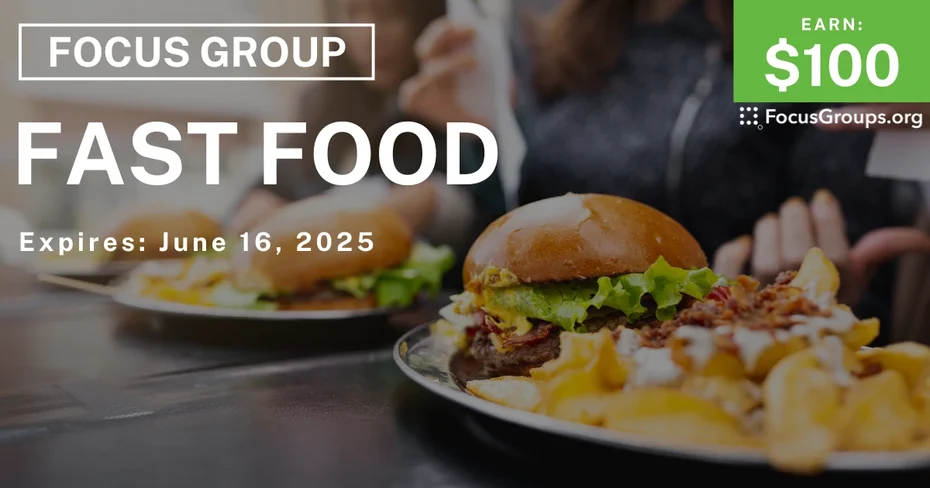 Focus Group on Fast Food