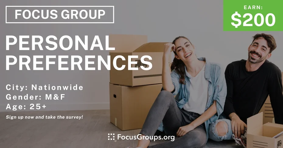 Focus Group on Personal Preferences