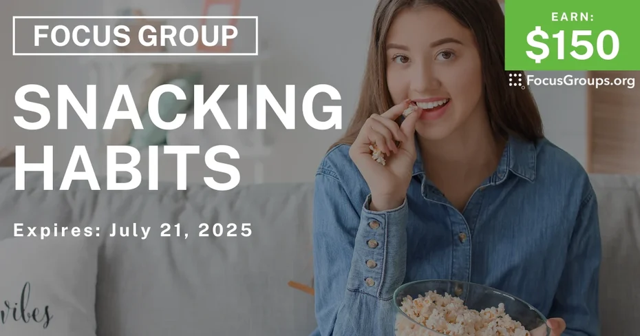 Focus Group on Snacking Habits