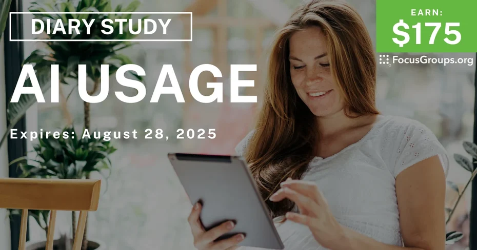 Research Study on AI Usage - $175