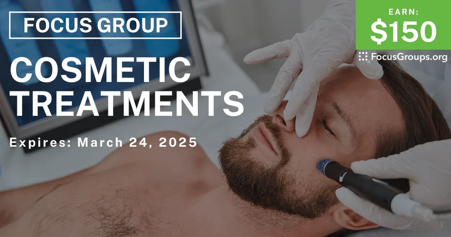 Focus Group in Chicago on Cosmetic Treatments