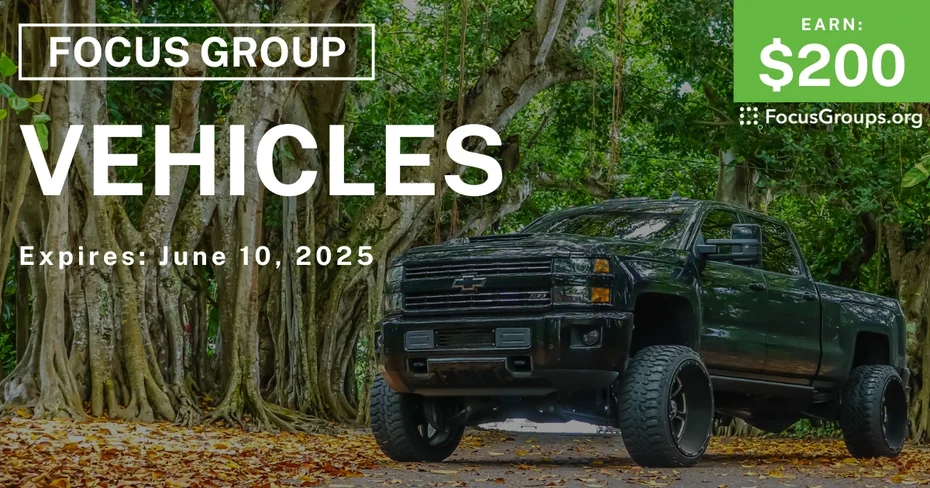 Focus Group in Atlanta on Vehicles