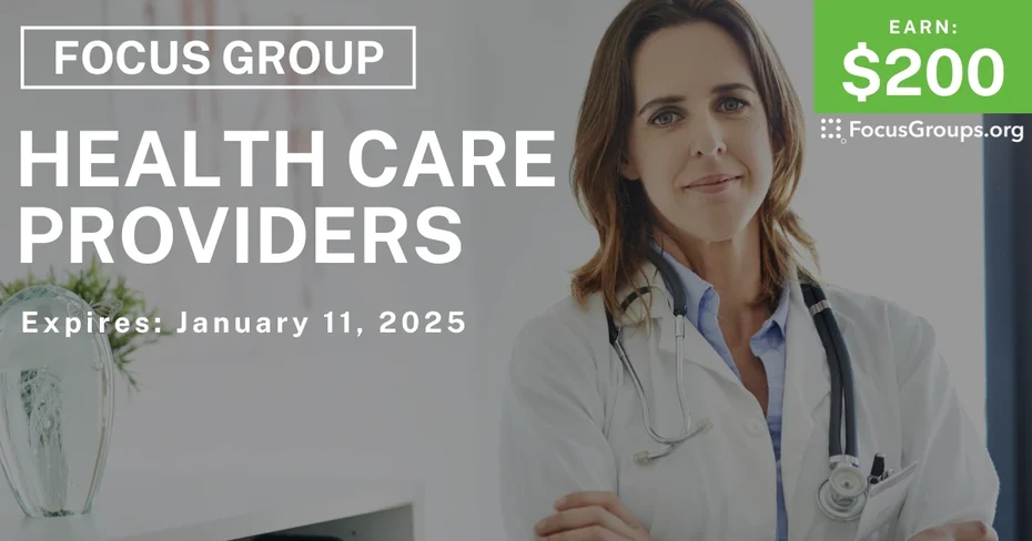 Focus Group in Columbus on Health Care Providers
