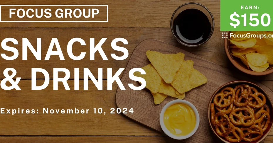 Focus Group in Charlotte on Snacks & Drinks
