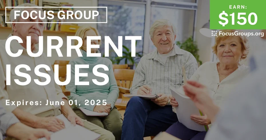Focus Group for Seniors in Phoenix on Current Issues