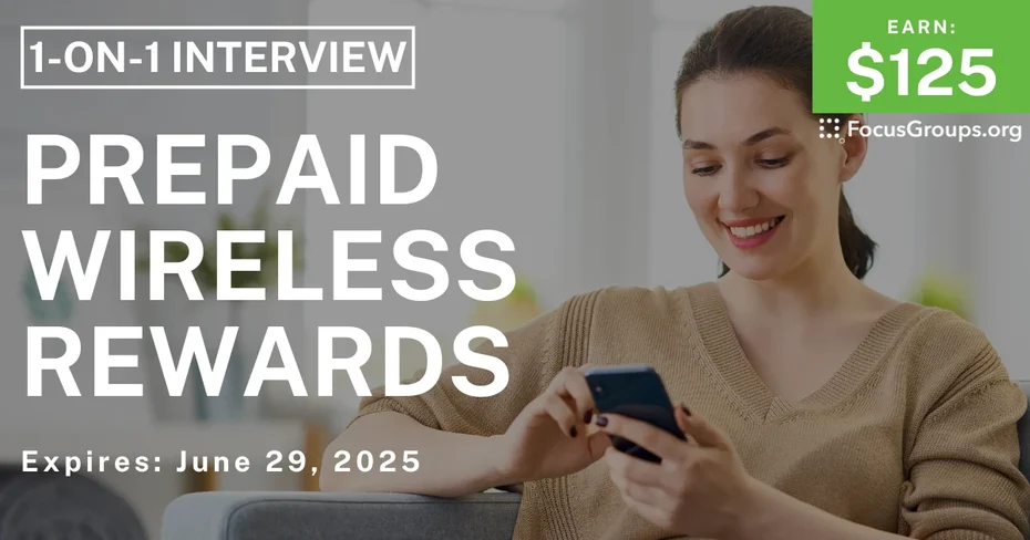 Research Study on Prepaid Wireless Rewards