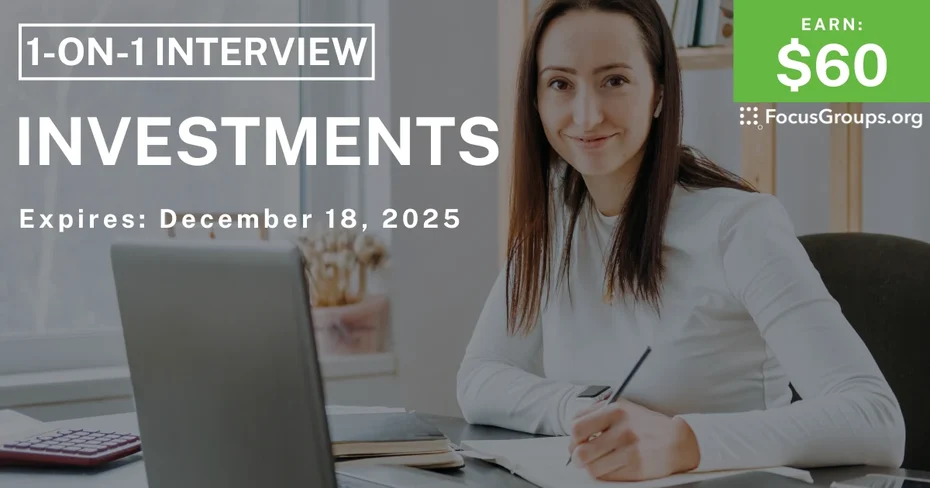 Research Study on Investments - $60 - $60 - 12/17/2025