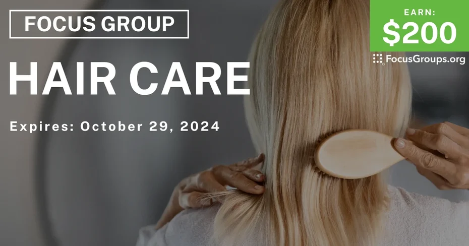 Focus Group for Women on Hair Care