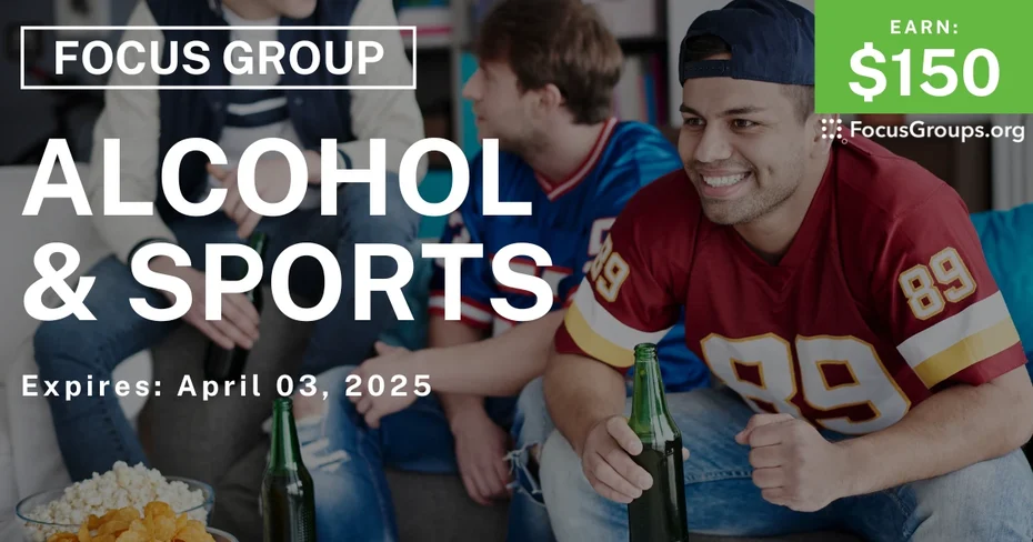 Focus Group for Men on Alcohol & Sports