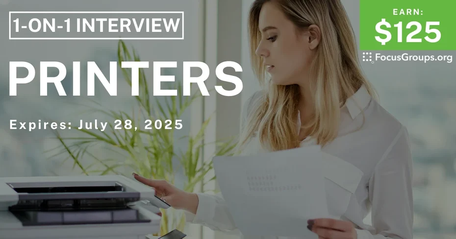 Research Study in Boise on Printers