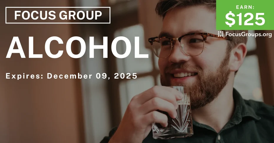 Focus Group in Denver on Alcohol - $125 - $125 - 12/03/2025