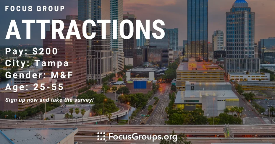 Focus Group on Attractions in Tampa