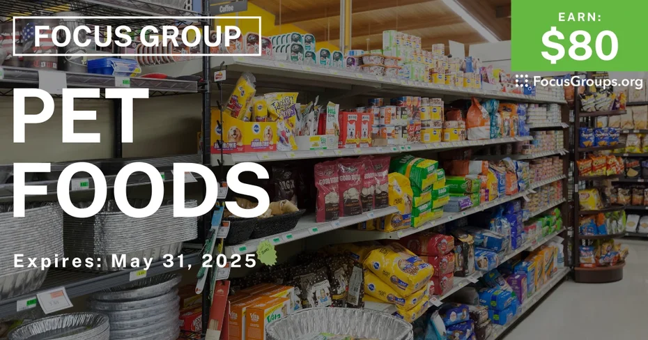 Focus Group in Nashville on Pet Foods