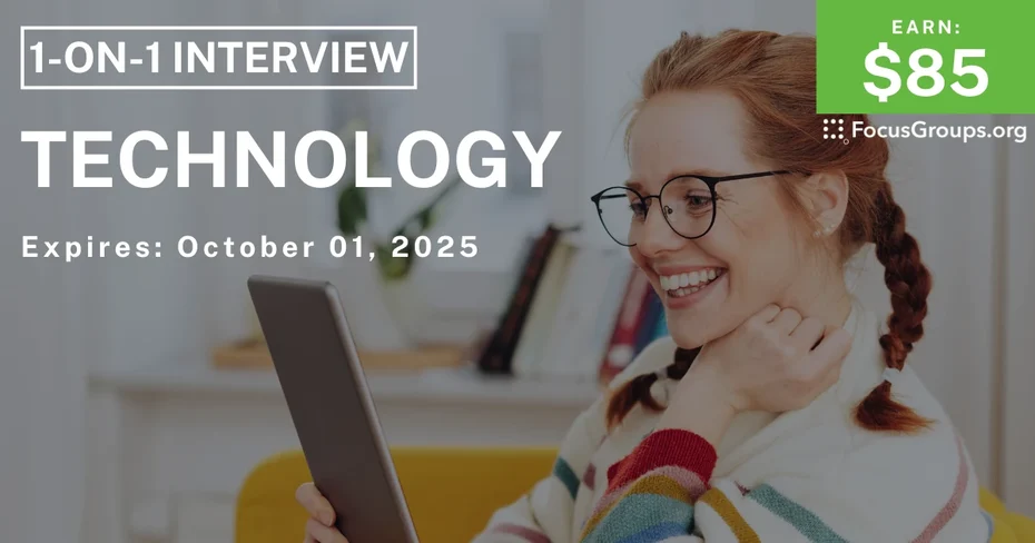 Research Study on Technology - $85