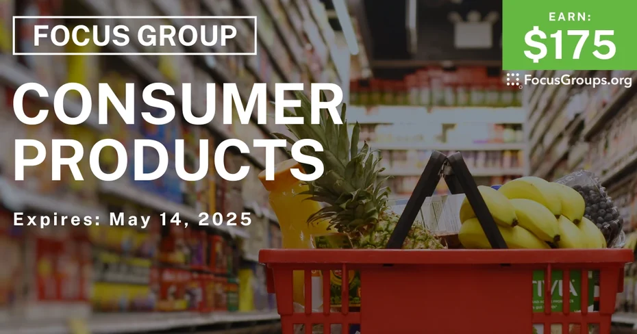 Focus Group in Atlanta on Consumer Products