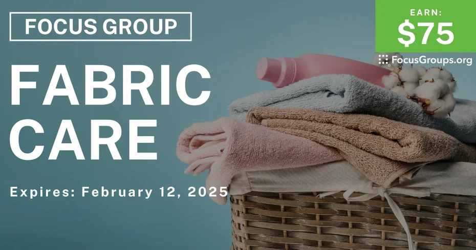 Focus Group in Denver on Fabric Care