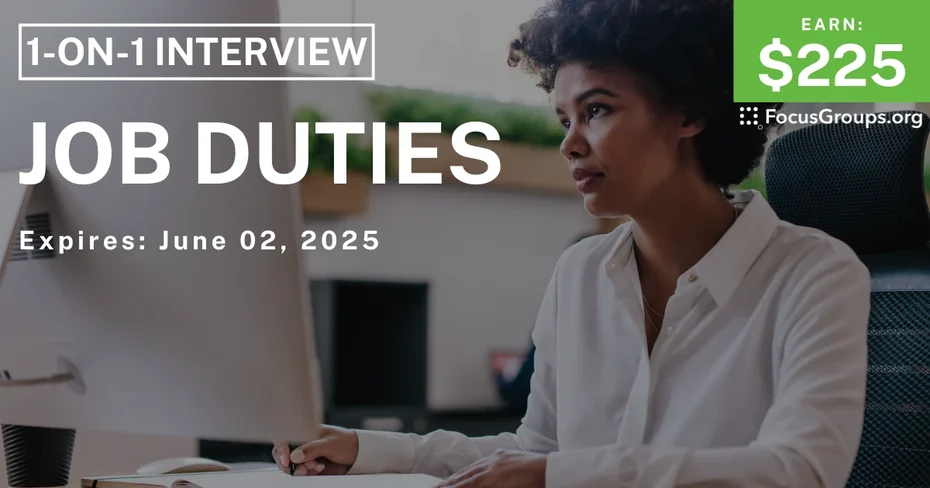 Research Study on Job Duties
