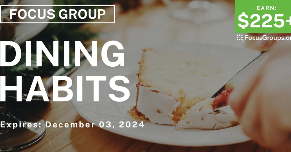 Focus Group in Atlanta on Dining Habits