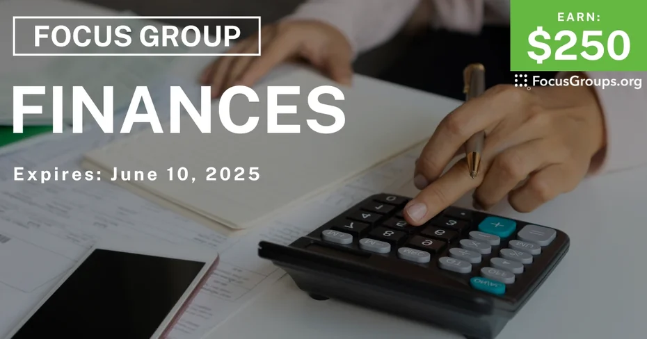 Focus Group in NYC on Finances