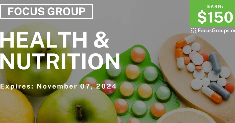 Focus Group on Health & Nutrition Products
