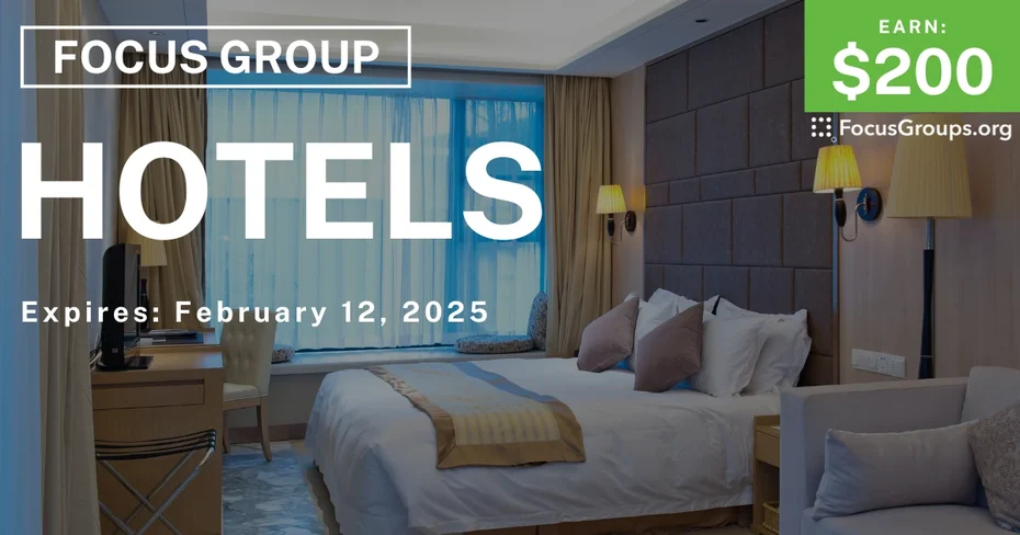 Focus Group in SF on Hotels