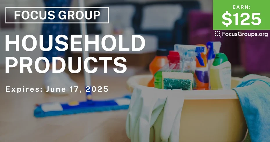 Focus Group on Household Products
