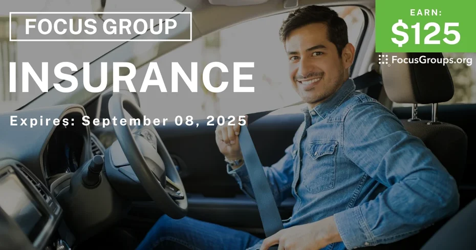 Focus Group in St. Louis on Insurance - $125