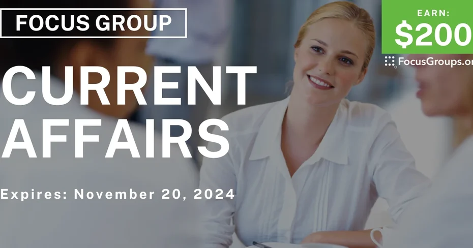 Focus Group in Chicago on Current Affairs