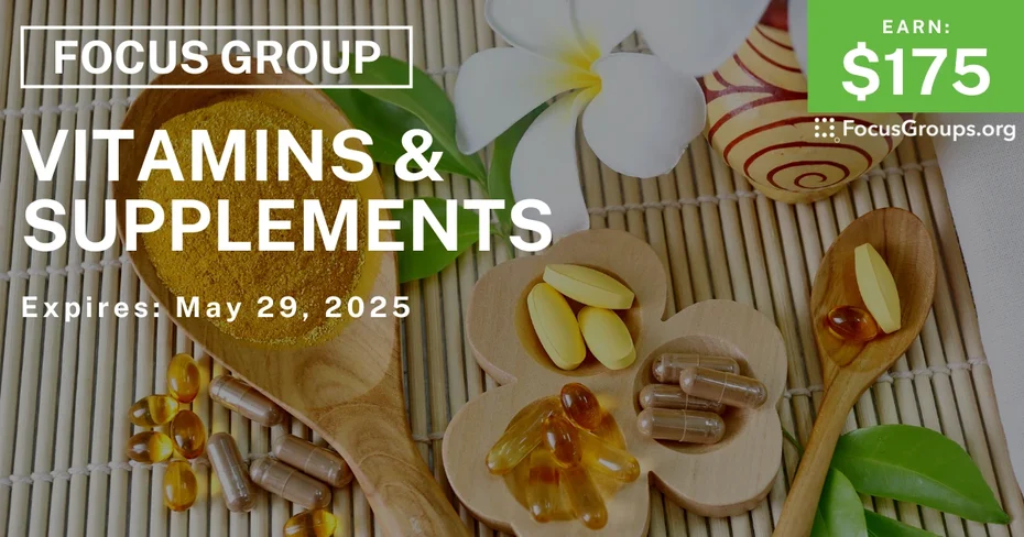 Focus Group on Vitamins & Supplements