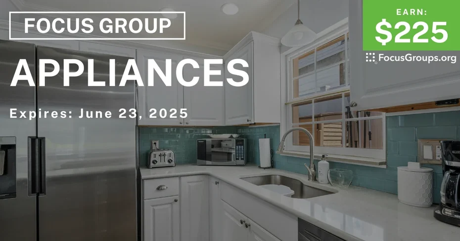 Focus Group in Chicago on Appliances