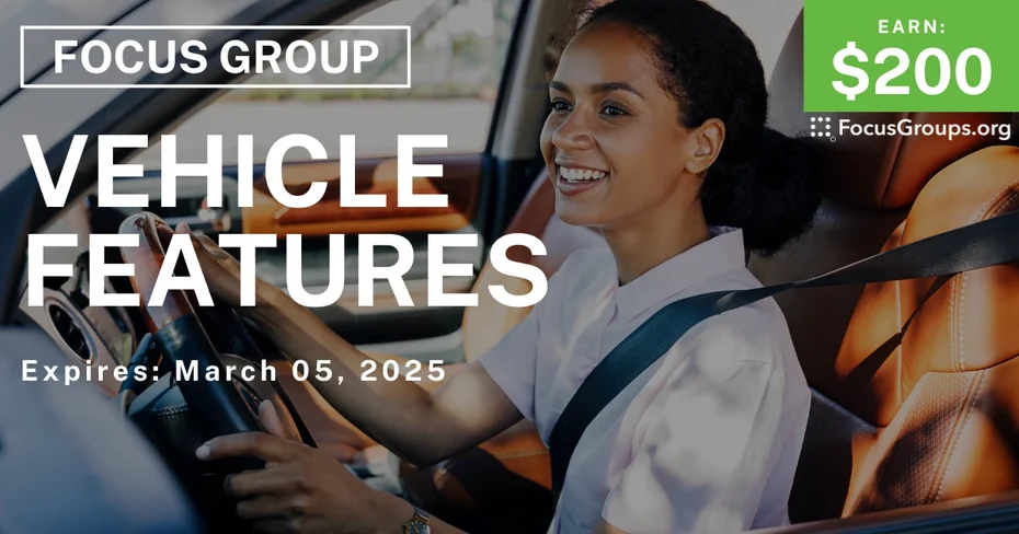 Focus Group in Detroit on Vehicle Features