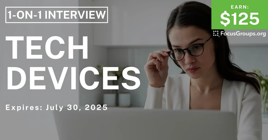 Research Study in Denver on Tech Devices