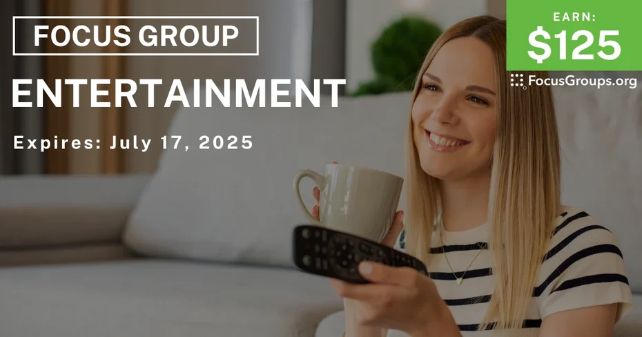 Focus Group on Entertainment