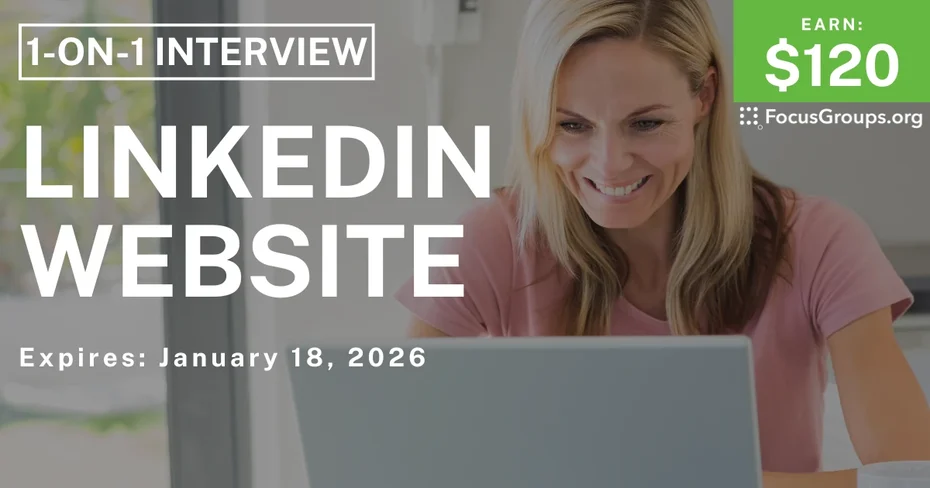 Research Study on LinkedIn Website - $120 - $120 - 01/09/2026