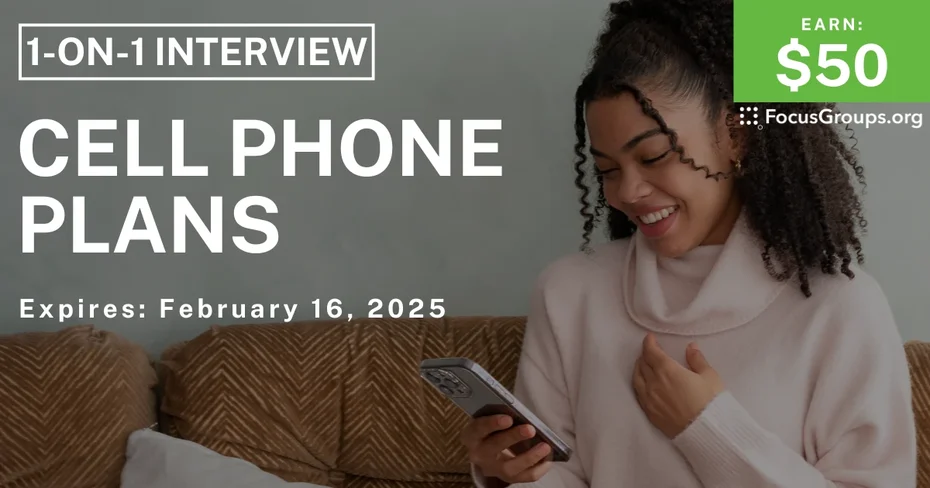 Research Study on Cell Phone Plans